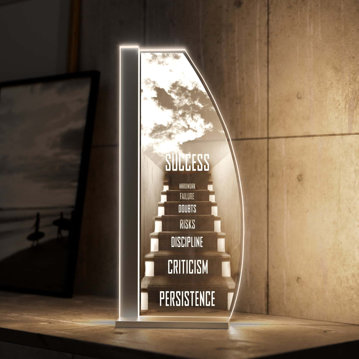 Tischleuchte Success Stairs by LUVERRE, dimmbar