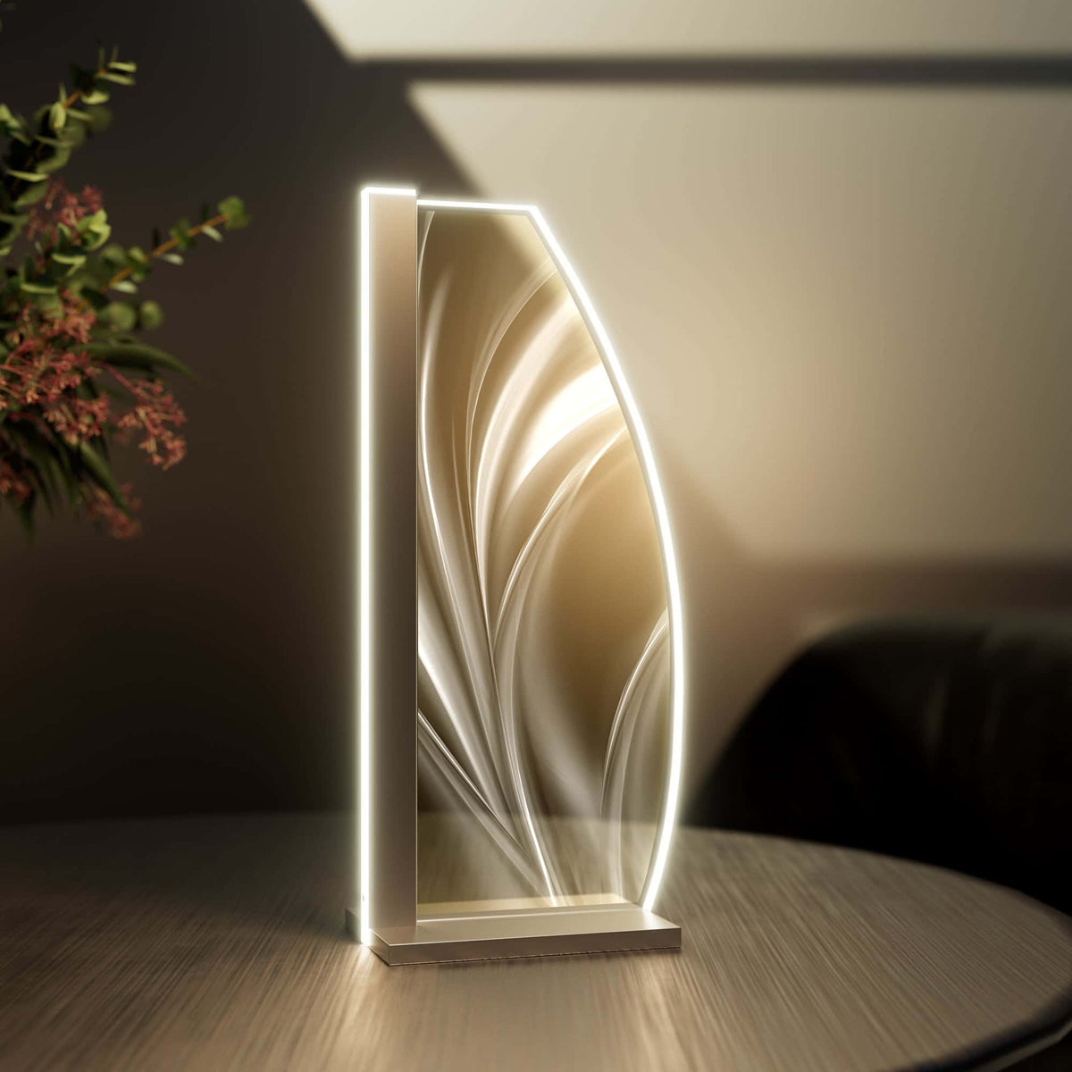 Tischleuchte The Wave by LUVERRE, dimmbar