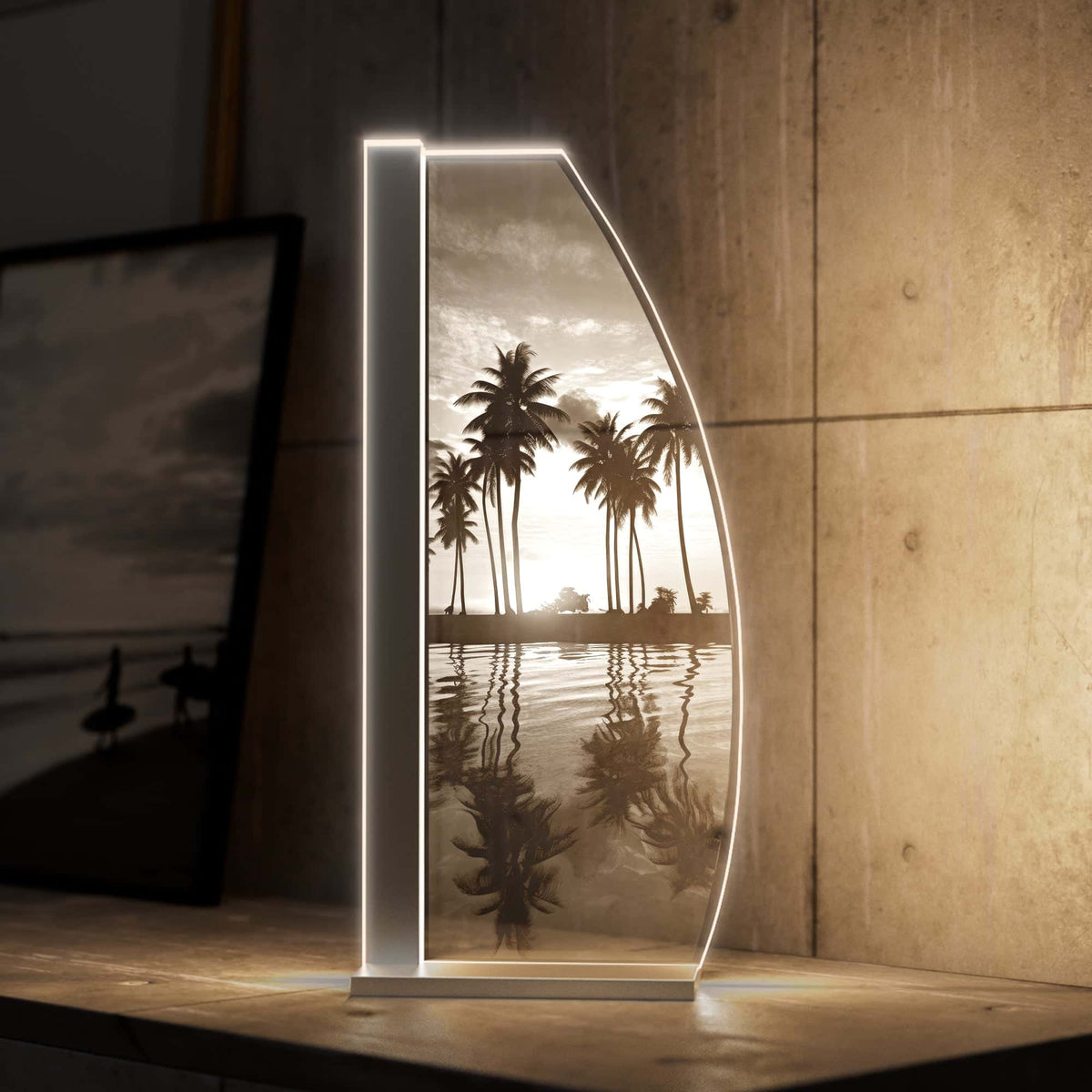 Tischleuchte Tropical Paradise by LUVERRE, dimmbar