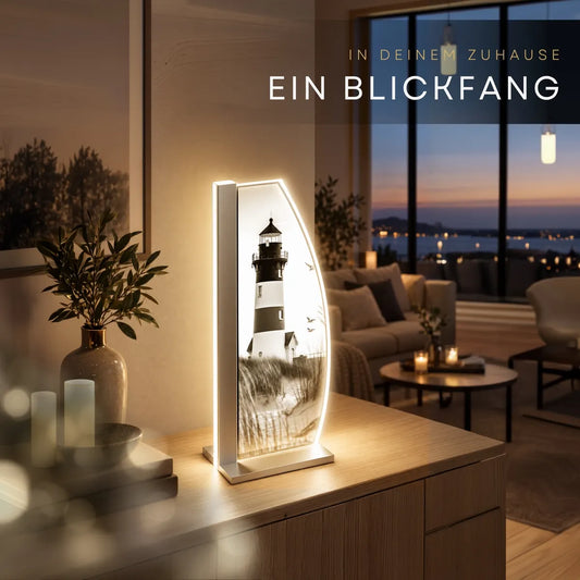 LUVERRE Leuchtturm: Die Leuchte im Wohnzimmer