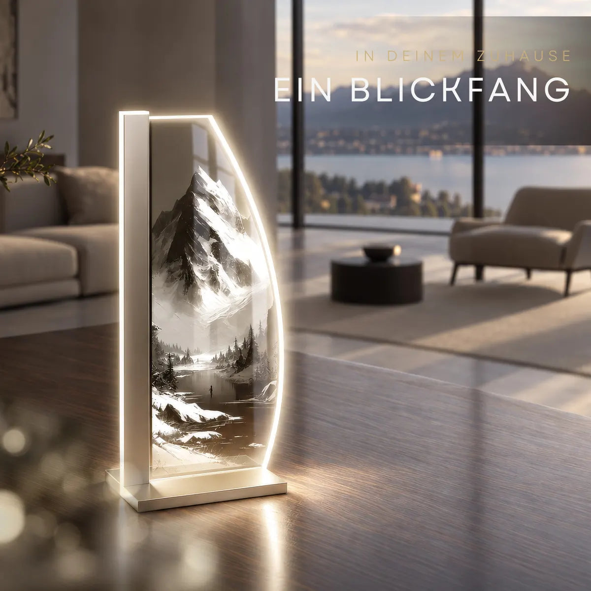 LUVERRE Snow Mountain: Die Leuchte im Wohnzimmer