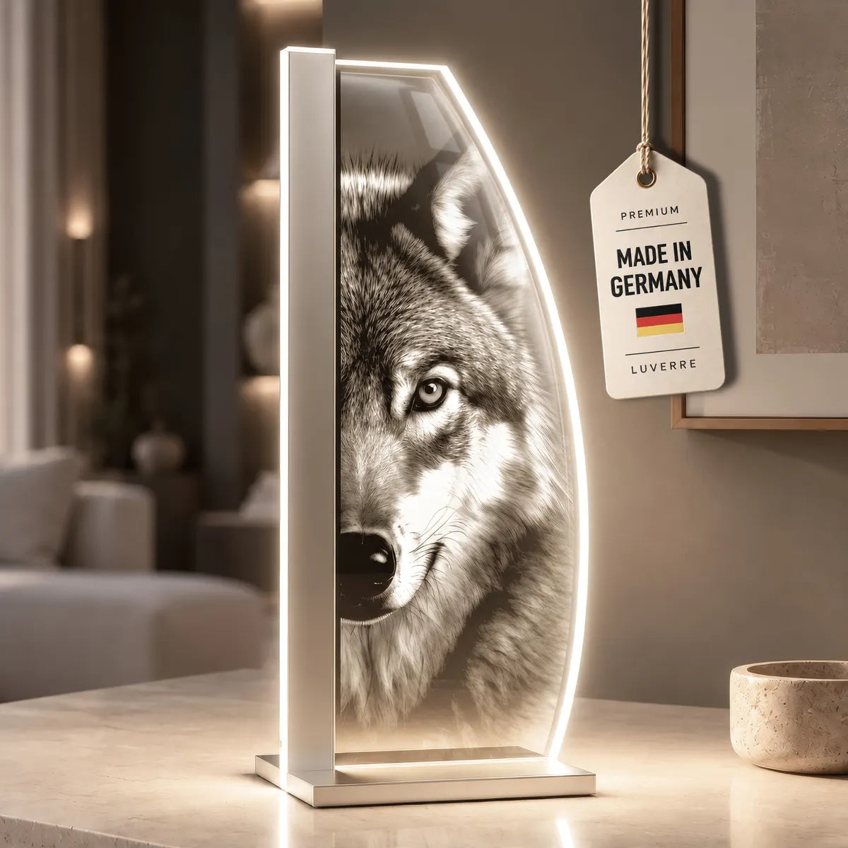 LUVERRE Wächter der Wildnis: Die Leuchte mit Made-in-Germany-Anhänger